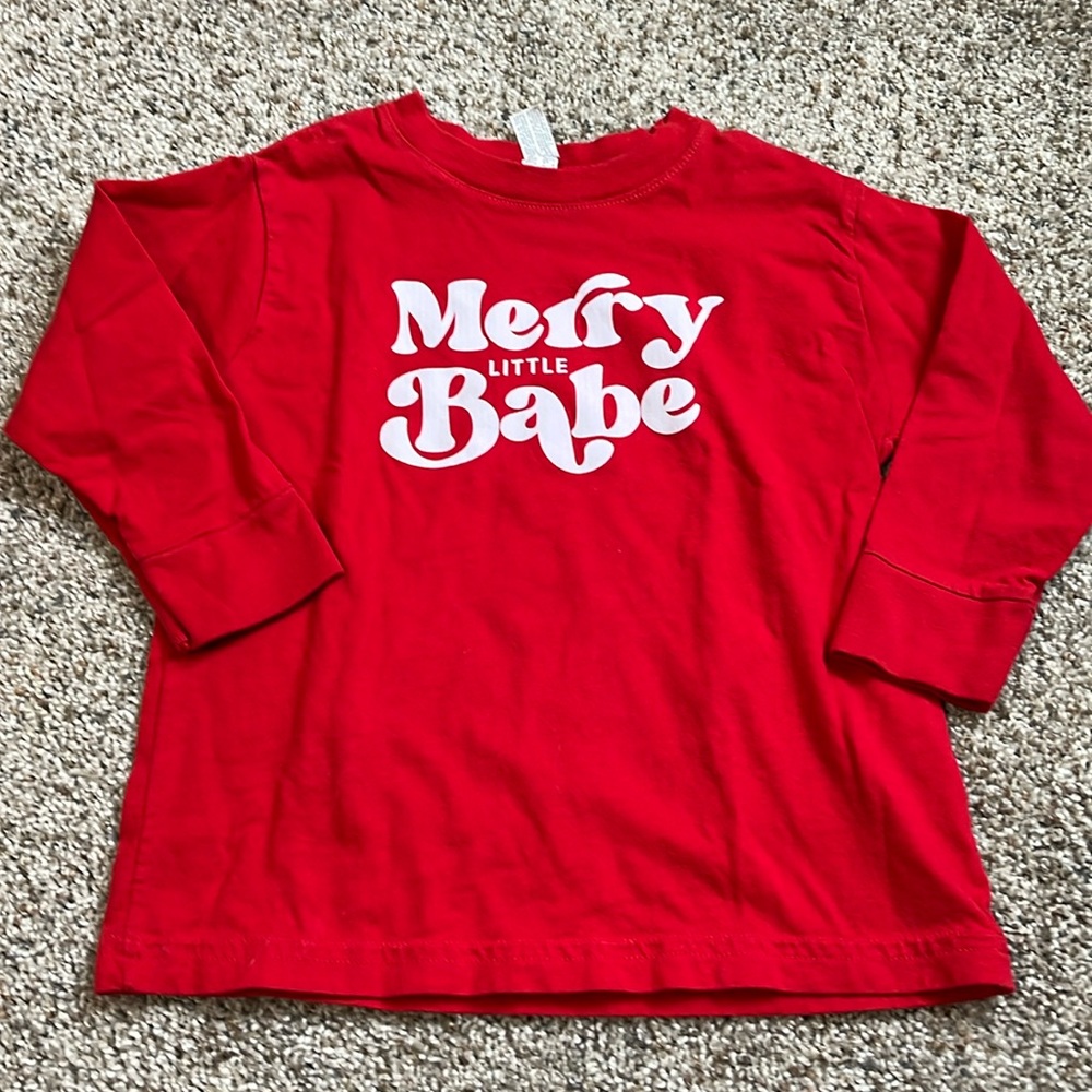 Merry Little Babe 🎄 Long Sleeve Shirt